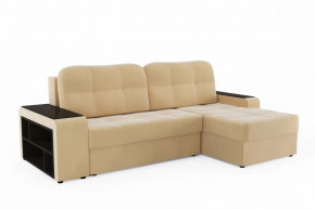 Диван-кровать угловой Дубай Модель 011 Велюр Луна 05 беж в Тюмени - mebel-tymen.ru | фото