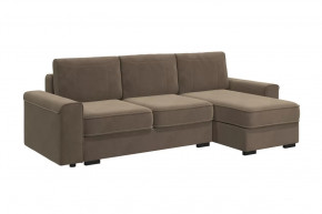 Диван-кровать угловой "Леон" серо-бежевый в Тюмени - mebel-tymen.ru | фото