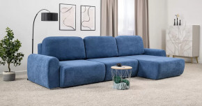 Диван-кровать угловой Модульная Система Тэдди Компоновка 3 Pique 009 (синий) арт. 1504 в Тюмени - mebel-tymen.ru | фото