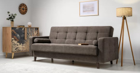 Диван-кровать Эмили арт. ТД 912 Ткань Danco 297 шоколадный в Тюмени - mebel-tymen.ru | фото