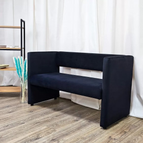 Диван Missa, велюр черный в Тюмени - mebel-tymen.ru | фото