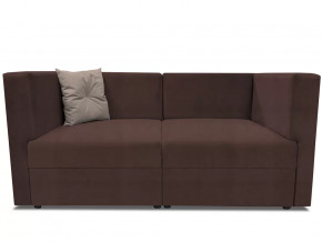 Диван модульный прямой Бергамо две секции Dream Chocolate кат. 3 в Тюмени - mebel-tymen.ru | фото