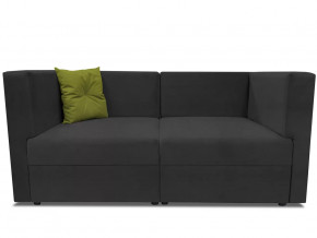 Диван модульный прямой Бергамо две секции Dream Grafit кат. 3 в Тюмени - mebel-tymen.ru | фото