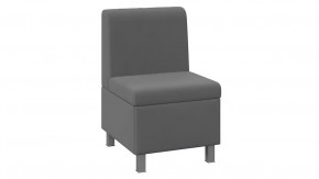 Диван прямой малый «Каир» Исп.2 Велюр Camaro 18 (серый) в Тюмени - mebel-tymen.ru | фото