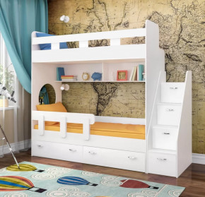 Двухъярусная кровать Юниор 1 Ярофф Винтерберг, Дуб молочный, Сонома в Тюмени - mebel-tymen.ru | фото