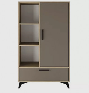 ЕВА Буфет 800 1С1Я (ш800*г411*в1351мм), Глиняный серый в Тюмени - mebel-tymen.ru | фото