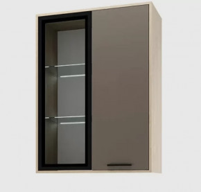 ЕВА Витрина навесная 800 1В1С (ш802*г411*в1100мм), Глиняный серый в Тюмени - mebel-tymen.ru | фото
