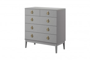 Фарго Комод 5 ящиков 890 Антрацит в Тюмени - mebel-tymen.ru | фото