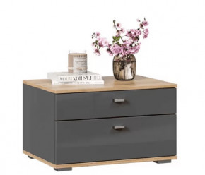 Фиджи ЛД.659060.000 Тумба прикроватная (Дуб Золотой/Антрацит) в Тюмени - mebel-tymen.ru | фото