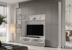 Гостиная "Афина" Анкор светлый/Грей в Тюмени - mebel-tymen.ru | фото