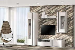 Гостиная Аллегро, вариант 7 Ясень анкор светлый/Графит в Тюмени - mebel-tymen.ru | фото