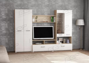 Гостиная Дублин-3 (ясень шимо светлыйбелый глянец) в Тюмени - mebel-tymen.ru | фото