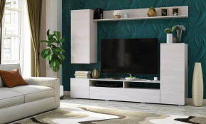 Гостиная "МИЯ" (ш2130*г346*в1680мм), ЛДСП ясень анкор светлый/ясень анкор светлый в Тюмени - mebel-tymen.ru | фото