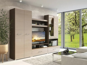 Гостиная Ненси-1 Венге-Капучино в Тюмени - mebel-tymen.ru | фото