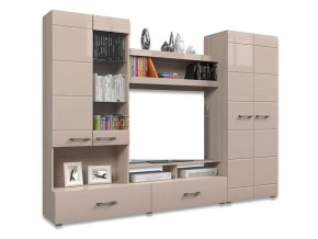 Гостиная Ненси-1 Ясень-Капучино глянец в Тюмени - mebel-tymen.ru | фото