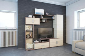 Гостиная "Пекин" Ясень шимо темный/Ясень шимо светлый в Тюмени - mebel-tymen.ru | фото