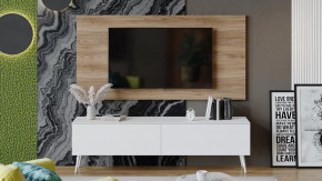 Гостиная «Порто» №2 Яблоня Беллуно, Белый софт в Тюмени - mebel-tymen.ru | фото