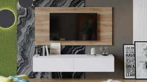 Гостиная «Порто» №7 Яблоня Беллуно, Белый софт в Тюмени - mebel-tymen.ru | фото