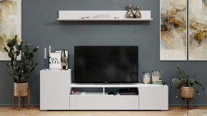 Гостиная «Сильвия» Тип 2 Белый Ясень, Белый матовый в Тюмени - mebel-tymen.ru | фото