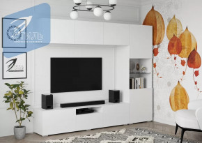 Гостиная "Стенфорд" Белый/Белый софт в Тюмени - mebel-tymen.ru | фото