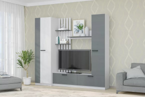 Гостиная Юджи Анкор Светлый/Графит в Тюмени - mebel-tymen.ru | фото