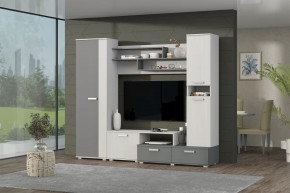 Гостиная Юна Анкор светлый/Графит в Тюмени - mebel-tymen.ru | фото