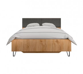 GRACE кровать LOZ160х200 (Дуб наварра/ Графит) в Тюмени - mebel-tymen.ru | фото