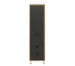 GRACE шкаф REG1D2S (Дуб наварра/Графит) в Тюмени - mebel-tymen.ru | фото