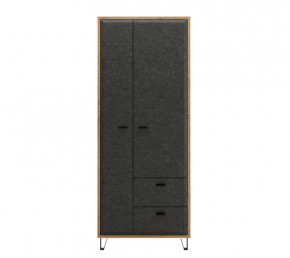 GRACE шкаф SZF2D2S (Дуб наварра/Графит) в Тюмени - mebel-tymen.ru | фото