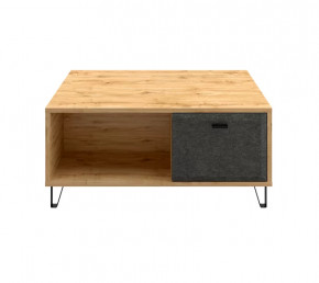 GRACE стол журнальный LAW2D (Дуб наварра/Графит) в Тюмени - mebel-tymen.ru | фото