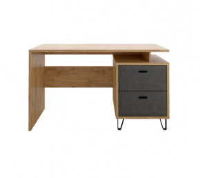 GRACE стол письменный BIU2S  (Дуб наварра/Графит) в Тюмени - mebel-tymen.ru | фото