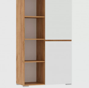 ГРЕТТА Буфет 2С (ш900*г411*в1586мм), ЛДСП дуб крафт золотой/ЛДСП белый в Тюмени - mebel-tymen.ru | фото