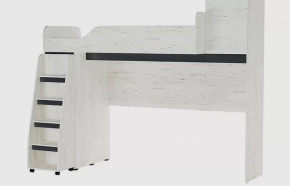 ГРЕТТА  Кровать 2-х ярус. (сп/м900*2000мм) УНИ, ЛДСП дуб крафт белый-антрацит/ЛДСП дуб крафт белый в Тюмени - mebel-tymen.ru | фото