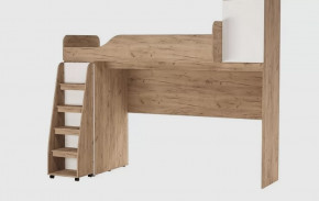 ГРЕТТА  Кровать 2-х ярус. (сп/м900*2000мм) УНИ, ЛДСП дуб крафт золотой/ЛДСП белый в Тюмени - mebel-tymen.ru | фото