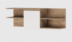 ГРЕТТА Полка 1С навесная (ш1200*г302*в406мм), ЛДСП дуб крафт золотой/ЛДСП белый в Тюмени - mebel-tymen.ru | фото