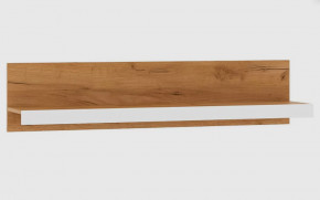 ГРЕТТА Полка навесная 1350 (ш1350*г266*в300мм), ЛДСП дуб крафт золотой/ЛДСП дуб крафт золотой-белый в Тюмени - mebel-tymen.ru | фото