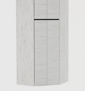 ГРЕТТА Шкаф 4С угловой (ш935*г507*в2120мм), ЛДСП дуб крафт белый-антрацит в Тюмени - mebel-tymen.ru | фото