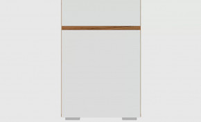 ГРЕТТА Тумба 1С1Я (1дв, 1ящ.) (ш500*г411*в811мм), ЛДСП дуб крафт золотой/ЛДСП белый в Тюмени - mebel-tymen.ru | фото