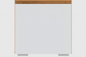 ГРЕТТА Тумба 500 с 1дв. (ш500*г411*в500мм), ЛДСП дуб крафт золотой/ЛДСП белый в Тюмени - mebel-tymen.ru | фото