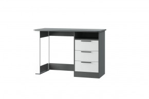 ГРЕЙ Стол письменный с ящиками (ш1200*г600*в800мм), Белый Бриллиант в Тюмени - mebel-tymen.ru | фото