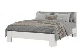 ХЕЛЕН КР03 Кровать (сп/м 1600*2000мм), (с основанием, б/матраса), Белый/Белый в Тюмени - mebel-tymen.ru | фото