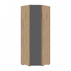 ХЕЛЕН ШК04 Шкаф угловой (ш748*г748*в2100мм), Дуб Крафт Золотой/Серый Графит в Тюмени - mebel-tymen.ru | фото