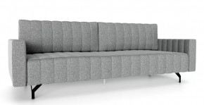 Хьюго-2 ЛД 314.010.000 Диван прямой трёхместный (Светло-серый, ткань RICO 108) в Тюмени - mebel-tymen.ru | фото