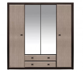 КОЕН шкаф с зеркалом SZF4D2S (Венге/Штрокс) в Тюмени - mebel-tymen.ru | фото