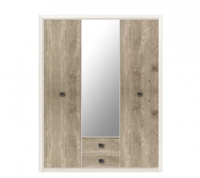 КОЕН шкаф SZF3D2S (Ясень снежный/Сосна натуральная) в Тюмени - mebel-tymen.ru | фото