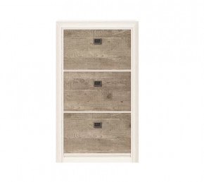 КОЕН тумба для обуви BUT3D (Ясень снежный/Сосна натуральная) в Тюмени - mebel-tymen.ru | фото