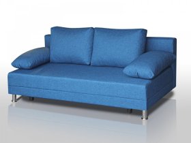 Диван Комфорт без подлокотников 4 подушки denim в Тюмени - mebel-tymen.ru | фото