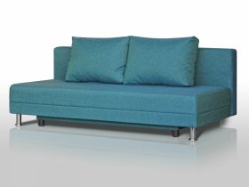 Диван Комфорт Лайт без подлокотников 2 подушки азур в Тюмени - mebel-tymen.ru | фото
