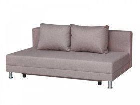 Диван Комфорт Лайт без подлокотников 2 подушки латте в Тюмени - mebel-tymen.ru | фото