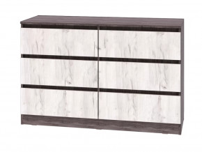 Комод 1200 Милана Секция-12 Ясень анкор/Дуб эльза в Тюмени - mebel-tymen.ru | фото